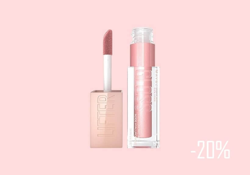 MAYBELLINE  LIFTER GLOSS LIP GLOSS MAKEUP WITH HYALURONIC ACID